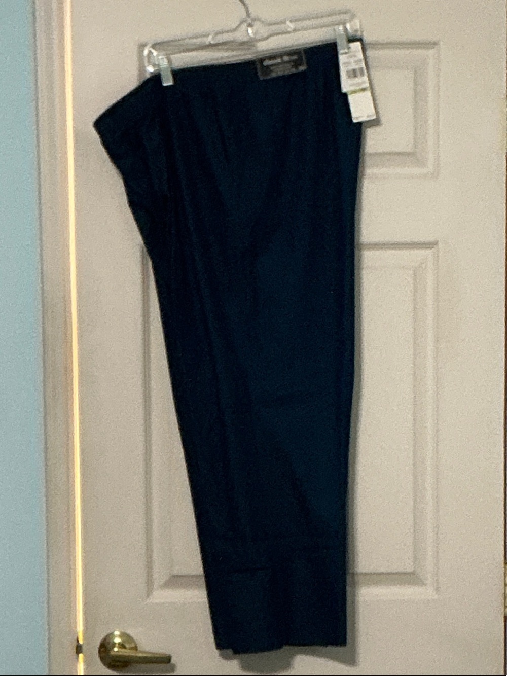 Alfred Dunner Women's Straight Leg Jeans in Dark Navy
